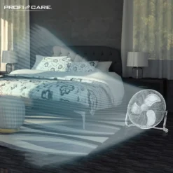 ProfiCare Ventilator PC-VL 3067 Windmaschine Im Retro-Design, Mit 3 Geschwindigkeiten, Stufenlos Neigbarer Ventilator-Kopf, Ø Ca. 50cm, Metall-chrom -De'Longhi || Rowenta Verkaufsgeschäft 986d9a86db4f9542abe55c17a67bdcb0