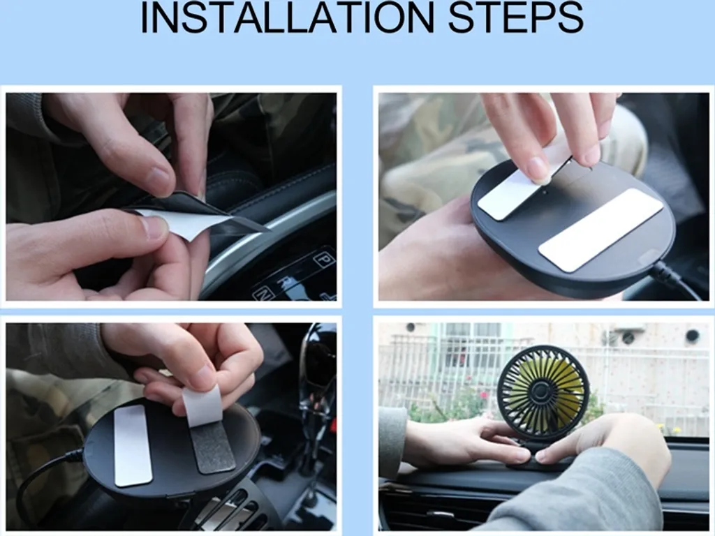 Auto KFZ Ventilator 12V Auto Kfz Lüfter Singlelüfter Auto Klimaanlage Fan Kühler Kühlluftventilator 5 Auto KFZ Ventilator 12V Auto Kfz Lüfter Singlelüfter Auto Klimaanlage Fan Kühler Kühlluftventilator – Bild 3