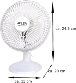 Adler 2 In 1 Tischventilator | Standventilator | Clipventilator | Ø15 Cm | 2 Laufgeschwindigkeiten | 30 Watt -De'Longhi || Rowenta Verkaufsgeschäft 99f73ae8d869b374a9edec6c4287ac43