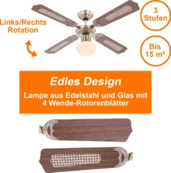 Deckenventilator Mit Fernbedienung Und Licht Ventilator Lampe Holz Optik 106 Cm 14 Deckenventilator Mit Fernbedienung Und Licht Ventilator Lampe Holz Optik 106 Cm -De'Longhi || Rowenta Verkaufsgeschäft 9b29a3db8e68f881a77e0a147065e235