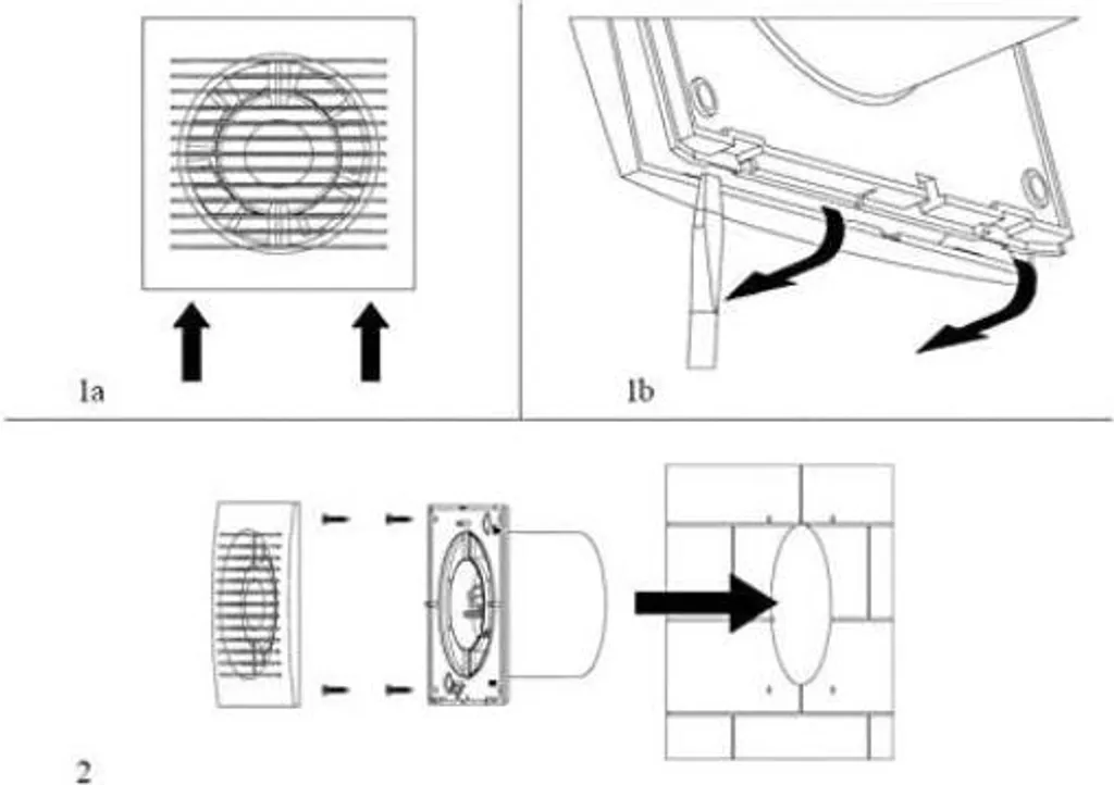 Abluftventilator Ø 125mm Mit Lichtschalter-Aktivierung Bad Lüfter Ventilator 5 Abluftventilator Ø 125mm Mit Lichtschalter-Aktivierung Bad Lüfter Ventilator – Bild 3