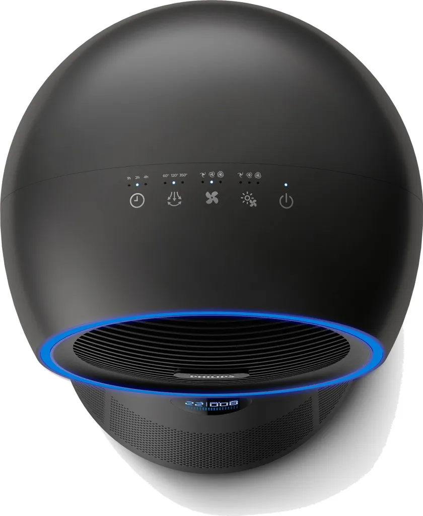 Philips Luftreiniger 3 In 1 AMF220/15 Lüfter 7,5-15-25; Heizung 1250-1500-2200 W, Geeignet Für Räume Bis 42 M², Schwarz 15 Philips Luftreiniger 3 In 1 AMF220/15 Lüfter 7,5-15-25; Heizung 1250-1500-2200 W, Geeignet Für Räume Bis 42 M², Schwarz – Bild 13