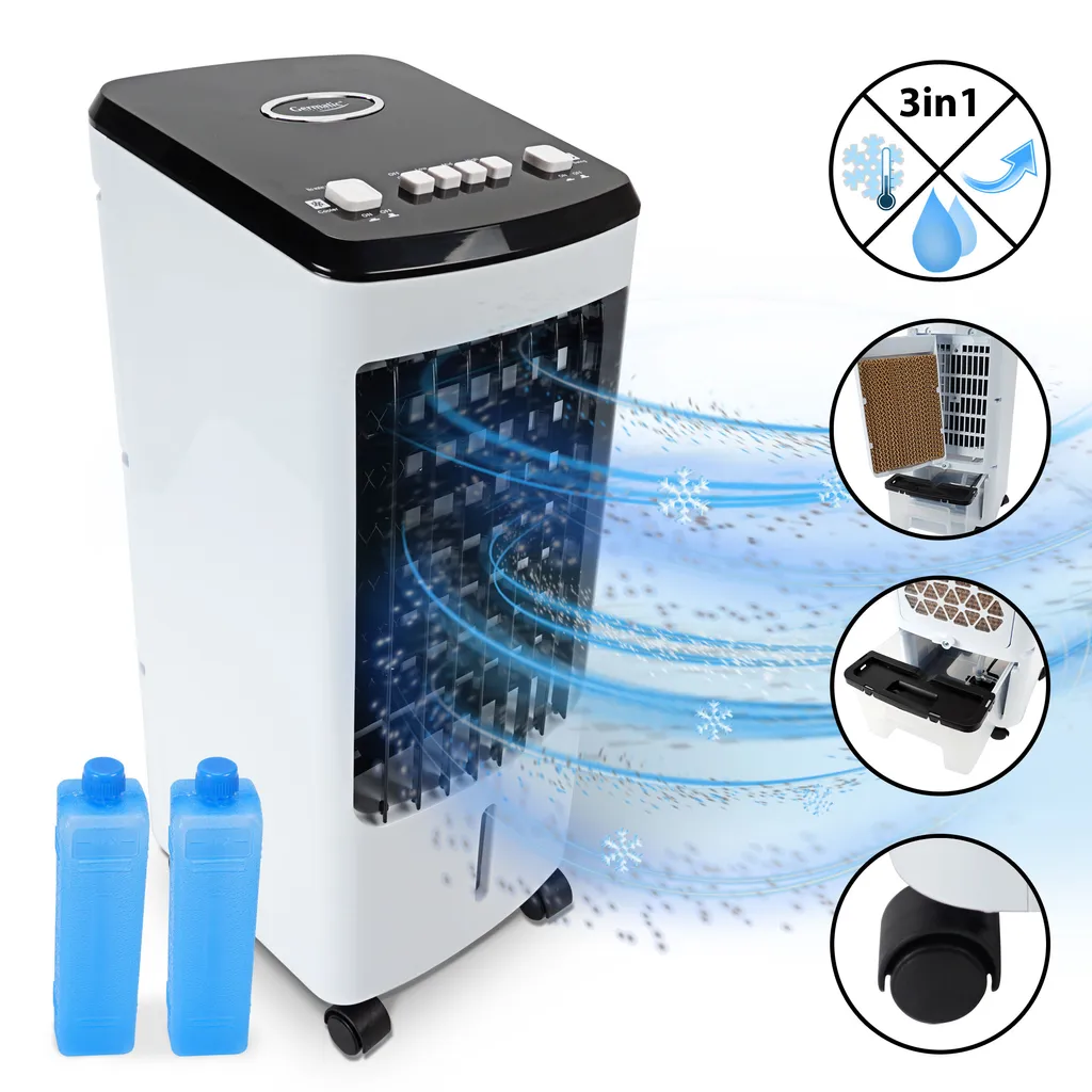 GERMATIC Luftkühler 3in1 Ca. H60 Cm Air Cooler 3 GERMATIC Luftkühler 3in1 Ca. H60 Cm Air Cooler