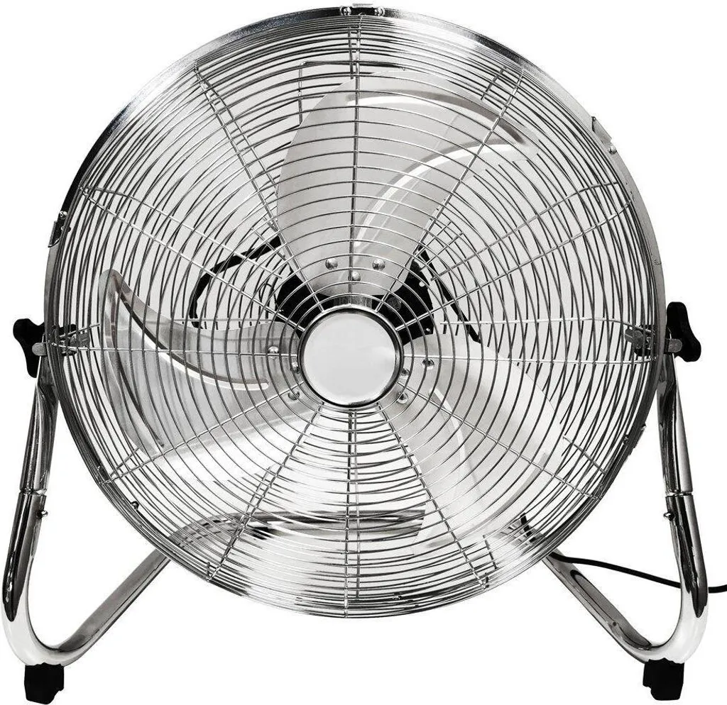 Esperanza Bodenventilator 50 Cm Hochgeschwindigkeits Windmaschine 110 W / 220V Metall Chrome 3 Laufgeschwindigkeiten 4 Esperanza Bodenventilator 50 Cm Hochgeschwindigkeits Windmaschine 110 W / 220V Metall Chrome 3 Laufgeschwindigkeiten – Bild 2