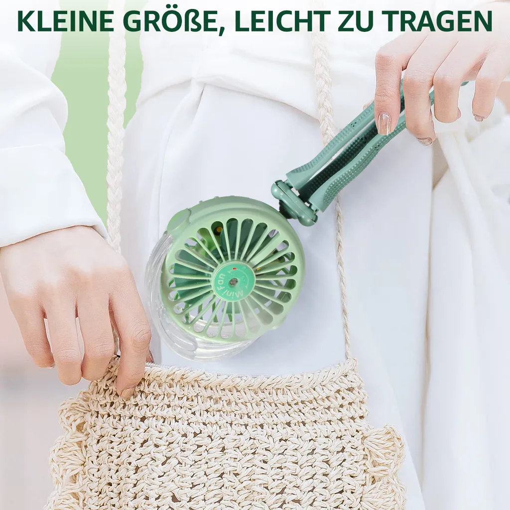 CMYBABEE USB Ventilator Handventilator Mini Fan, Ventilator Und Befeuchter 2 In 1 Design Clip Ventilator Für Kinderwagen, Zuhause & Büro 6 CMYBABEE USB Ventilator Handventilator Mini Fan, Ventilator Und Befeuchter 2 In 1 Design Clip Ventilator Für Kinderwagen, Zuhause & Büro – Bild 4