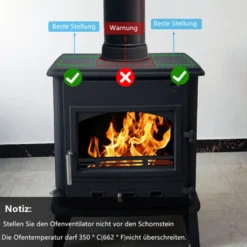 Kaminventilator Ofenventilator Kaminofen Ventilator Ohne Strom 7 Blatt Heizlüfter Ventilator Fan Stromloser Kaminofen (Grau) -De'Longhi || Rowenta Verkaufsgeschäft a7d5ec383afa172523b2d97a6e3a4f01