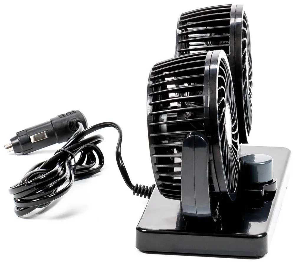 Auto Ventilator Doppellüfter ALL Ride, Vertikal Und Horizontal Einstellbar, 2 Leistungsstufen 8 Watt 15 Watt, 12 Volt 5 Auto Ventilator Doppellüfter ALL Ride, Vertikal Und Horizontal Einstellbar, 2 Leistungsstufen 8 Watt 15 Watt, 12 Volt – Bild 3