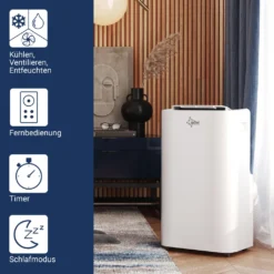 SUNTEC Mobiles Lokales Klimagerät Impuls 3.5 Eco R290 | Für Räume Bis 130 M3 (60 M2) | Inkl. Abluftschlauch | Kühler Und Entfeuchter Mit ökologischem Kühlmittel R290 | 12.000 BTU/h, EEK A -De'Longhi || Rowenta Verkaufsgeschäft a859556dd003188b3f2d3c864ea36734