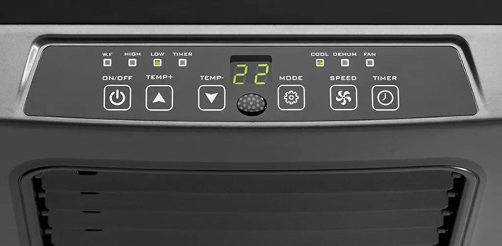 Clatronic Klimagerät CL 3672 Mit LED-Display - Farbe: Anthrazit/Silber - Funktionen: Kühlen, Entfeuchten, Gebläse - 880 W - Inkl. 1,5 M Abluftschlauch + Fensterabluft-Kit + Infrarot-Fernbedienung; 263 808 5 Clatronic Klimagerät CL 3672 Mit LED-Display - Farbe: Anthrazit/Silber - Funktionen: Kühlen, Entfeuchten, Gebläse - 880 W - Inkl. 1,5 M Abluftschlauch + Fensterabluft-Kit + Infrarot-Fernbedienung; 263 808 – Bild 3