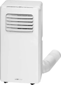 Clatronic Klimagerät CL 3671 Mit LED-Display - Farbe: Weiß - Funktionen: Kühlen, Entfeuchten, Gebläse - 780 W - Inkl. 1,5 M Abluftschlauch + Fensterabluft-Kit + Infrarot-Fernbedienung; 263 807 -De'Longhi || Rowenta Verkaufsgeschäft a9e47cd1cfb9d2245426f7b26f44aa15