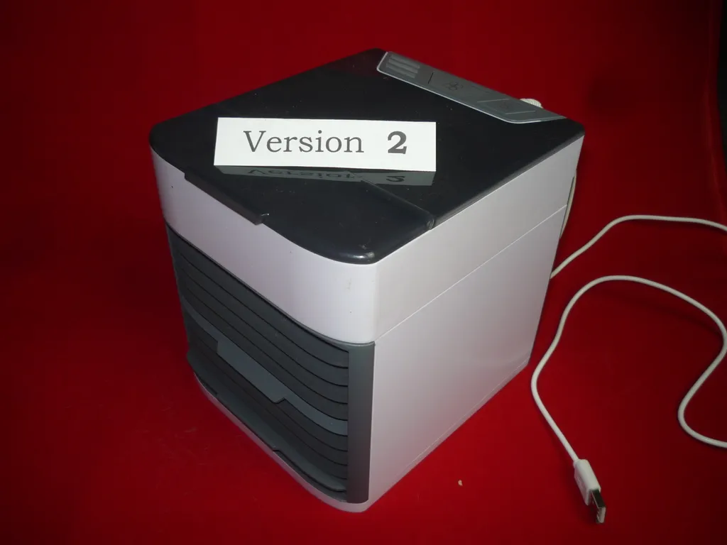 Mini Luftkühler Air Cooler Tisch-Ventilator Mit Befeuchtung Version 2 10 Mini Luftkühler Air Cooler Tisch-Ventilator Mit Befeuchtung Version 2 – Bild 8