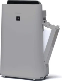 SHARP UA-HD50E-L Luftreiniger (mit Befeuchtungsfunktion, Verbesserung Der Luftqualität, Ideal Für Allergiker, Drei Stufen Filtersystem, HEPA-Filter, Räume Bis Zu 38 M²) Hellgrau [Energieklasse A] -De'Longhi || Rowenta Verkaufsgeschäft aef13c7740bd1a259bdfa777d1eb6574