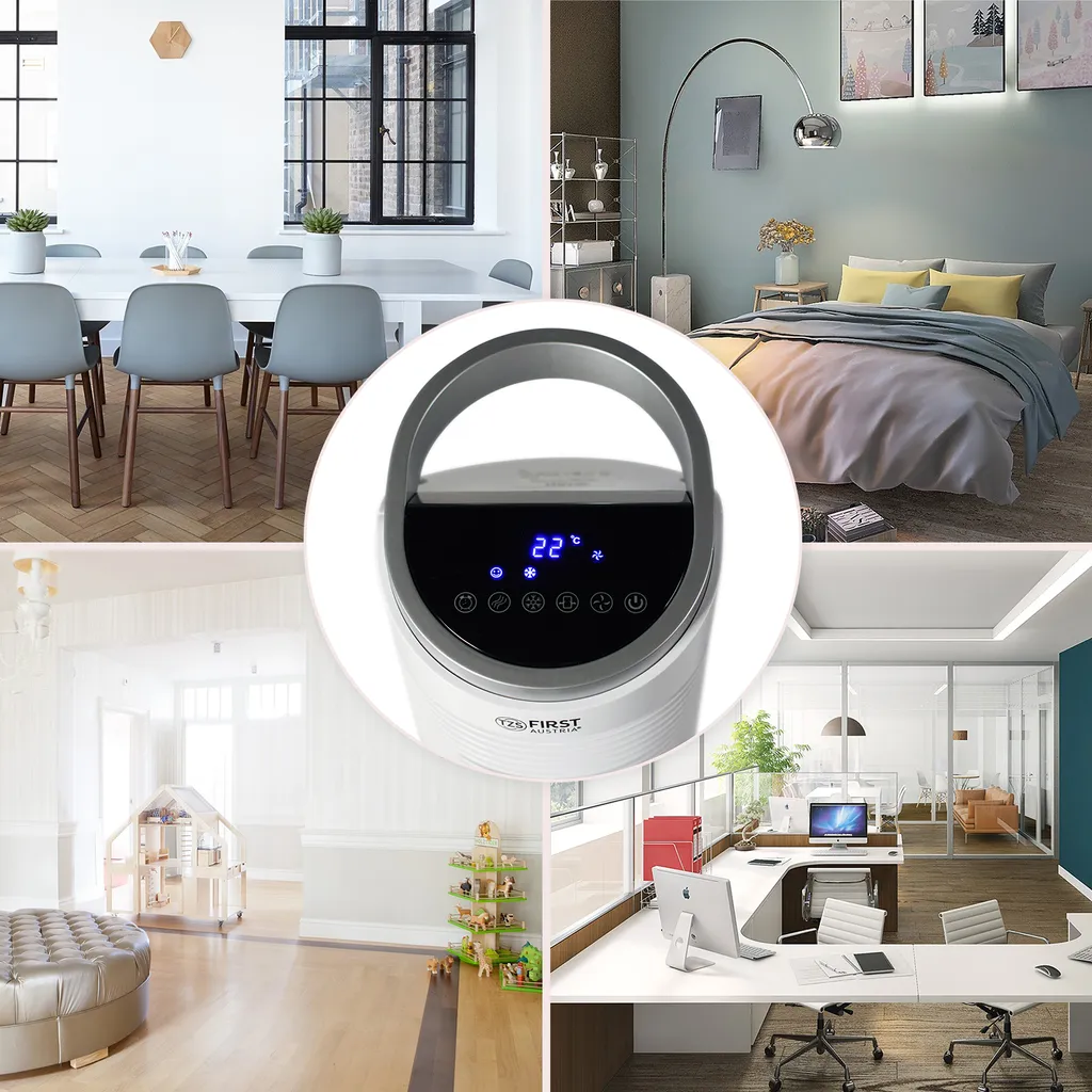 TZS First Austria FA-5560-4 Aircooler Silent Tower Lüfter Stehend - 60W - Weiß 6 TZS First Austria FA-5560-4 Aircooler Silent Tower Lüfter Stehend - 60W - Weiß – Bild 4