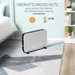 HOMCOM Heizgerät Heizlüfter 2180 W Elektroheizer LED-Licht Mit 3 Stufen Warm 24-Stunden-Timer Heizer Heizung Wärme Stahl Kunststoff Weiß 60 X 18,5 X 39,5 Cm 14 HOMCOM Heizgerät Heizlüfter 2180 W Elektroheizer LED-Licht Mit 3 Stufen Warm 24-Stunden-Timer Heizer Heizung Wärme Stahl Kunststoff Weiß 60 X 18,5 X 39,5 Cm -De'Longhi || Rowenta Verkaufsgeschäft afed0664d3f36548c5683d11d277b4df