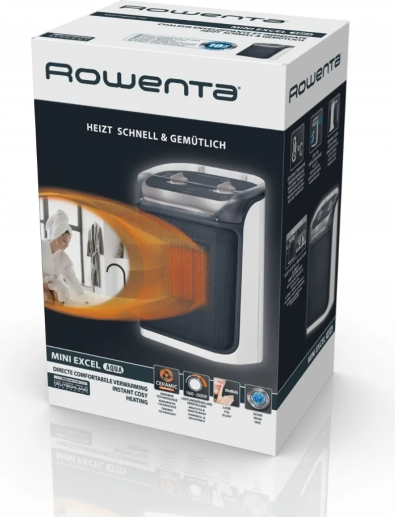 Rowenta SO9281 Mini Excel Aqua Heizlüfter Grau/weiß 11 Rowenta SO9281 Mini Excel Aqua Heizlüfter Grau/weiß – Bild 9