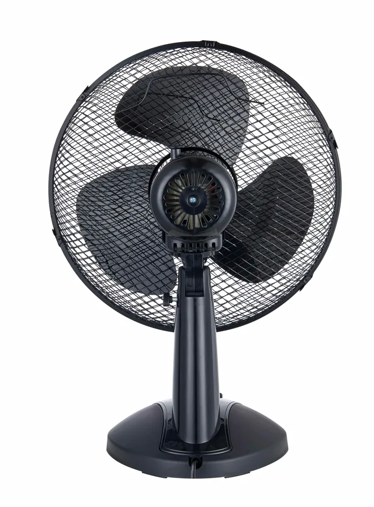 Tischventilator Ventilator 40W Luftkühler Lüfter Oszillierend Schwarz 5 Tischventilator Ventilator 40W Luftkühler Lüfter Oszillierend Schwarz – Bild 3