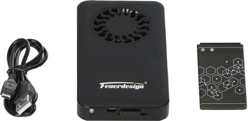 Feuerdesign Ersatz-Lüfter-Set Inkl. Akku Und Ladekabel 3 Feuerdesign Ersatz-Lüfter-Set Inkl. Akku Und Ladekabel
