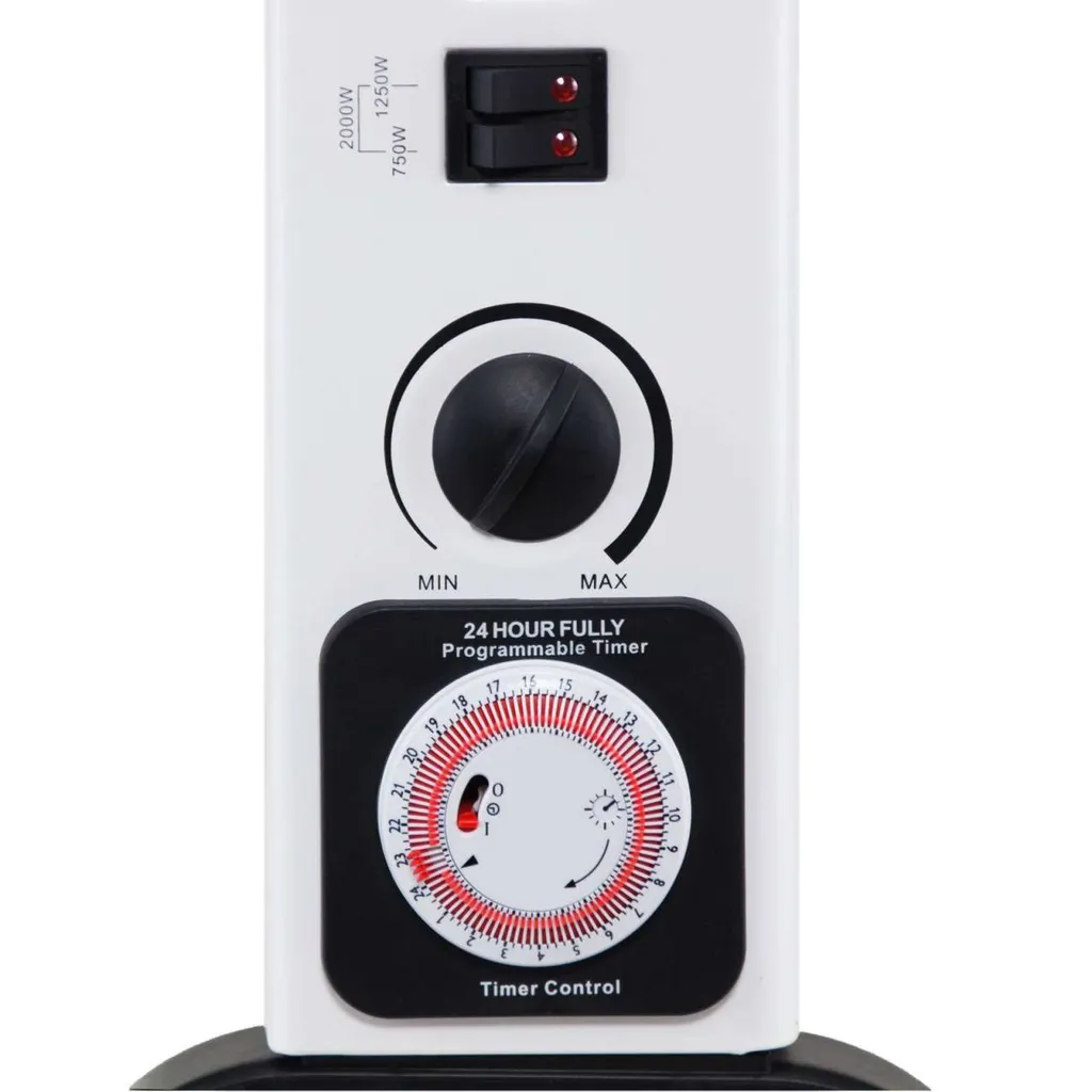 Grafner® Elektroheizung Konvektor Mobiles Heizgerät 2000W Timer Energiesparend Elektro Heizer 8 Grafner® Elektroheizung Konvektor Mobiles Heizgerät 2000W Timer Energiesparend Elektro Heizer – Bild 6