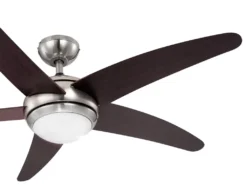 Globo Lighting VENTILATOR Metall Nickel Matt, MDF Wenge, Glas Opal, Fernbedienung, Batterie Inkludiert 2x AAA,, Max. Motorleistung 55W, Optimale Raumnutzung 30m², Abkühlung, Aufheizen, Geschwindigkeitsstufen 80/95/170 RPM, ø: 1320mm, H: 372mm, Exkl. 1x E14 60W 230V 22 Globo Lighting VENTILATOR Metall Nickel Matt, MDF Wenge, Glas Opal, Fernbedienung, Batterie Inkludiert 2x AAA,, Max. Motorleistung 55W, Optimale Raumnutzung 30m², Abkühlung, Aufheizen, Geschwindigkeitsstufen 80/95/170 RPM, ø: 1320mm, H: 372mm, Exkl. 1x E14 60W 230V -De'Longhi || Rowenta Verkaufsgeschäft bc8b0cb0f732eb7675d4592e43abaf88