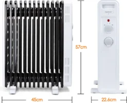 Aigostar 2500W Ölradiator Energiesparender, Elektro Heizkörper Mit 13 Rippen, 3 Heizstufen, Elektroradiator Elektro Heizung -De'Longhi || Rowenta Verkaufsgeschäft be1c249e4ae9234a2f11b488db5aa863