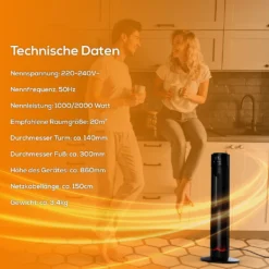 Tronitechnik PTC Turmheizer Keramikheizer 2000 Watt Heizlüfter Elektro Kamin Elektrischer Heizung Kaminfeuer Effekt Kaminofen 33 Tronitechnik PTC Turmheizer Keramikheizer 2000 Watt Heizlüfter Elektro Kamin Elektrischer Heizung Kaminfeuer Effekt Kaminofen -De'Longhi || Rowenta Verkaufsgeschäft bf9d74cdc542239dde4848944a2b2a8e