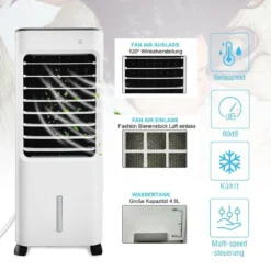 4in1 Mobile Klimagerät Luftkühler Standventilator Luftbefeuchter Luftreiniger Standventilator 13 4in1 Mobile Klimagerät Luftkühler Standventilator Luftbefeuchter Luftreiniger Standventilator -De'Longhi || Rowenta Verkaufsgeschäft bfb669649e8101f3461bd6a9987d021f