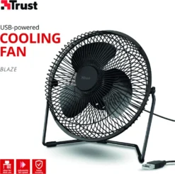 Trust Blaze USB-Kühllüfter, Einstellbare Geschwindigkeit, 120 Cm Kabel - Schwarz 21 Trust Blaze USB-Kühllüfter, Einstellbare Geschwindigkeit, 120 Cm Kabel - Schwarz -De'Longhi || Rowenta Verkaufsgeschäft bfc810f0036361e118487ba623499121