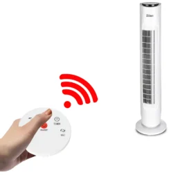 Zilan Turmventilator | 3 Stufen | 2 Modi | 7,5h Timer | Fernbedienung | Oszillierend | -De'Longhi || Rowenta Verkaufsgeschäft c07fae55372598b37f0e6d3c0f724f6a