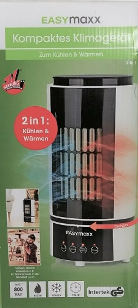 EASYmaxx Mobile Mini-Klimaanlage - Zum Kühlen Oder Wärmen 15 EASYmaxx Mobile Mini-Klimaanlage - Zum Kühlen Oder Wärmen – Bild 13