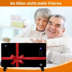 Glaskonvektor Elektroheizung Konvektor-Heizung 24h-Timer LCD-Display Touchscreen Fernbedienung - Mobile Energiesparende Leise Heizung Standgerät Heizkörper Thermostat (Schwarz 2000W) 17 Glaskonvektor Elektroheizung Konvektor-Heizung 24h-Timer LCD-Display Touchscreen Fernbedienung - Mobile Energiesparende Leise Heizung Standgerät Heizkörper Thermostat (Schwarz 2000W) -De'Longhi || Rowenta Verkaufsgeschäft c1db43209281cc996892dc7365916280