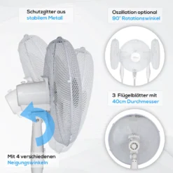 TroniTechnik Standventilator Turmventilator Lüfter SV04 40cm, Inkl. Oszillation -De'Longhi || Rowenta Verkaufsgeschäft c3de91b1bd08d2749f3df413ab9bbb0a