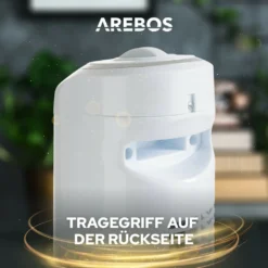AREBOS Turmventilator, 50 Watt, 60°-Oszillation, 3 Geschwindigkeitsstufen, Ventilator Mit Tragegriff, Weiß, Leise -De'Longhi || Rowenta Verkaufsgeschäft c59f2aeeb0aba13acd7ed0b7e64abecf