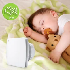 Wolketon Badluefter 150mm Feuchtesensor Timer CE Ventilator Mit Rueckflussleitblech Wandluefter 11 Wolketon Badluefter 150mm Feuchtesensor Timer CE Ventilator Mit Rueckflussleitblech Wandluefter -De'Longhi || Rowenta Verkaufsgeschäft c79c0ae38bccbf527ed7a82fd5de5772 1