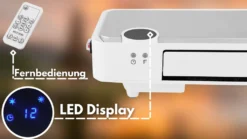 Echos Keramik Heizlüfter | Mit Fernbedienung | 2 Leistungsstufen (1000, 2000 W) | Wandmontage Möglich | 23 Echos Keramik Heizlüfter | Mit Fernbedienung | 2 Leistungsstufen (1000, 2000 W) | Wandmontage Möglich | -De'Longhi || Rowenta Verkaufsgeschäft c99b244d33480f8605b0b3404a87aa99