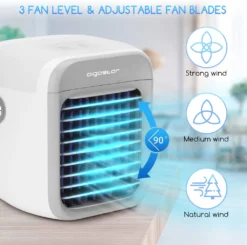 Aigostar Ice Cube - Luftkühler, Luftkühler Mini Klimaanlage Mit 300 ML Wassertank, Mini Klimagerät Mit 3 Stufen & 7 Stimmungslichtern- Mobiles Klimagerät Für Schlafzimmer, Baby, Büro,im Freien 13 Aigostar Ice Cube - Luftkühler, Luftkühler Mini Klimaanlage Mit 300 ML Wassertank, Mini Klimagerät Mit 3 Stufen & 7 Stimmungslichtern- Mobiles Klimagerät Für Schlafzimmer, Baby, Büro,im Freien -De'Longhi || Rowenta Verkaufsgeschäft cb6f79a6cfb5742695393de32dc41768