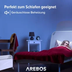 AREBOS Elektroheizer, Konvektor, 2000 Watt, Thermostat, Frostwächter-Funktion , Mit Standfüßen Oder Zur Wandmontage, Elektrische Konvektorheizung(Standard) -De'Longhi || Rowenta Verkaufsgeschäft cc2d065676b45c3d4e0ab5d99151ada8