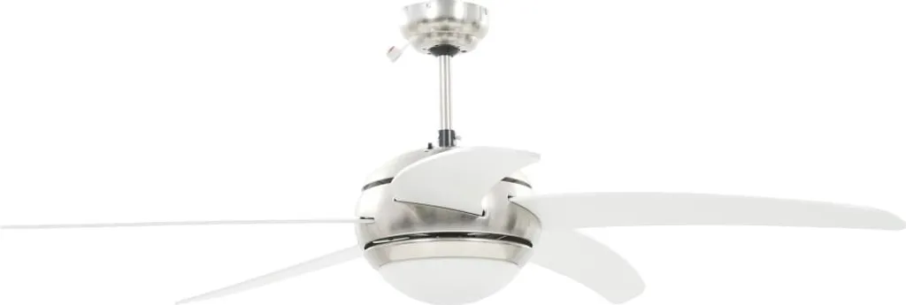 VidaXL Dekorativer Deckenventilator Mit Leuchtmittel 128 Cm Weiß 6 VidaXL Dekorativer Deckenventilator Mit Leuchtmittel 128 Cm Weiß – Bild 4