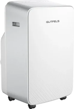 GUTFELS Klimagerät CM 61247 We | Mobiles Klimagerät | 12000 BTU / 3,4 KW Kühlleistung | 1450 W Leistung | Weiß