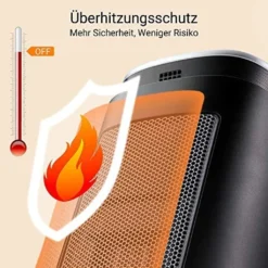 Midea NTH20-18MRA, Elektrischer Raumheizlüfter, Keramik, Indoor, Flur, Tisch, Schwarz, Silber, Tasten 18 Midea NTH20-18MRA, Elektrischer Raumheizlüfter, Keramik, Indoor, Flur, Tisch, Schwarz, Silber, Tasten -De'Longhi || Rowenta Verkaufsgeschäft cf716447d4e6c4fde595ad4f25eb14ee