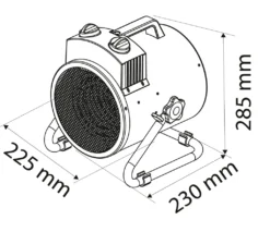 NEO TOOLS Industrie-Elektroheizgerät Aus Edelstahl (2 KW - IPX4) -De'Longhi || Rowenta Verkaufsgeschäft cfc44411dd8313dc82015779d6405a51