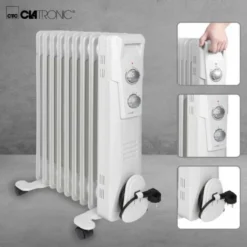 CLATRONIC Öl-Radiator RA 3736 9 Rippen Weiß -De'Longhi || Rowenta Verkaufsgeschäft d02b2c4e7a56cd1b45abd6eec593320d