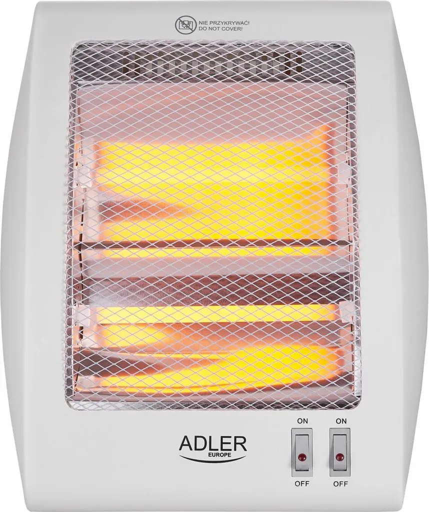 Adler Heater AD 7709 Halogen-Heizstrahler, 800 W, Anzahl Leistungsstufen 2, Weiß 9 Adler Heater AD 7709 Halogen-Heizstrahler, 800 W, Anzahl Leistungsstufen 2, Weiß – Bild 7