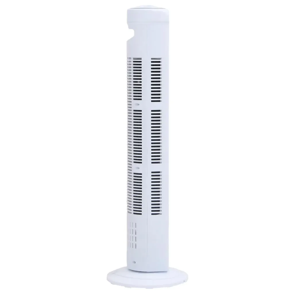 VidaXL Turmventilator Φ24x80 Cm Weiß 5 VidaXL Turmventilator Φ24x80 Cm Weiß – Bild 3
