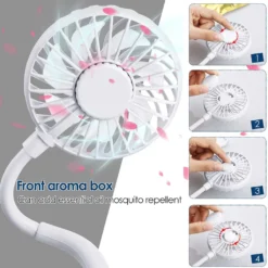 Klippbarer Ventilator Akku Leise USB Klemmbarer Tischventilator Schwenkbar 360° 3 Geschwindigkeiten Wiederaufladbar Schreibtisch Mini Auto Clip-Ventilator Fan -De'Longhi || Rowenta Verkaufsgeschäft d51c6c9c0af26dd39ed665661bd7ac32