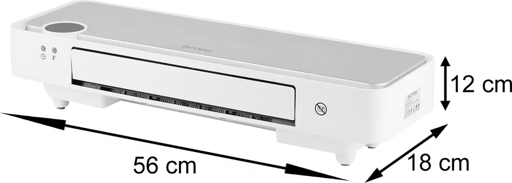 Echos Keramik Heizlüfter | Mit Fernbedienung | 2 Leistungsstufen (1000, 2000 W) | Wandmontage Möglich | 10 Echos Keramik Heizlüfter | Mit Fernbedienung | 2 Leistungsstufen (1000, 2000 W) | Wandmontage Möglich | – Bild 8