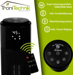 Tronitechnik PTC Turmheizer Keramikheizer 2000 Watt Heizlüfter Elektro Kamin Elektrischer Heizung Kaminfeuer Effekt Kaminofen 21 Tronitechnik PTC Turmheizer Keramikheizer 2000 Watt Heizlüfter Elektro Kamin Elektrischer Heizung Kaminfeuer Effekt Kaminofen -De'Longhi || Rowenta Verkaufsgeschäft d649c39362d14a5f01198c2ca3b63266