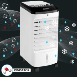 Monzana Luftkühler MZ401 3in1 4l Inkl 3 Stufen Ventilator Luftkühler Luftbefeuchter Ionisator Aircooler Klimagerät -De'Longhi || Rowenta Verkaufsgeschäft d7072a134c57940eb56913d9cb283394