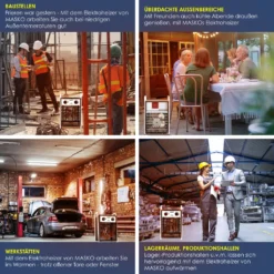 MASKO® Elektroheizer Heizlüfter Bauheizer Mit Integriertem Thermostat Elektrisch Heizgerät Mit 3 Heizstufen Heizgebläse Für Innen- Und Außeneinsatz Überlastschutz Elektroheizgebläse , Farbe:Weiß, Größe:9 KW 16 MASKO® Elektroheizer Heizlüfter Bauheizer Mit Integriertem Thermostat Elektrisch Heizgerät Mit 3 Heizstufen Heizgebläse Für Innen- Und Außeneinsatz Überlastschutz Elektroheizgebläse , Farbe:Weiß, Größe:9 KW -De'Longhi || Rowenta Verkaufsgeschäft d8e7e1a10316371b3c76cbacaab26e1b