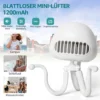 CMYBABEE Kinderwagen Ventilator, Tragbarer Blattloser Ventilator, 3-Gang-Optionen, Wiederaufladbarer, USB Ventilator, Für Kinderwagen, Schreibtisch, Zelt Und Reise, Handheld Ventilator-Weiß -De'Longhi || Rowenta Verkaufsgeschäft d94b17bb9ea03749aaacb90e34afbee6