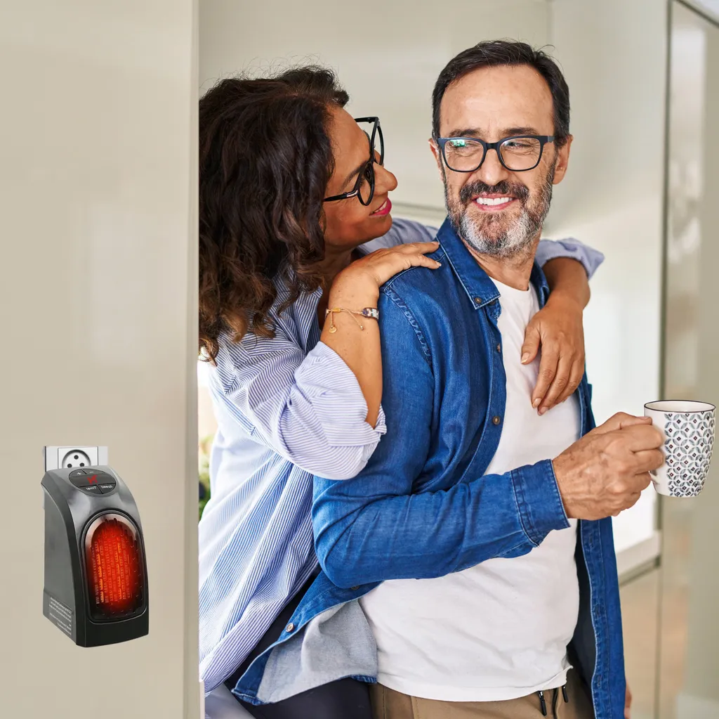 350W Steckdosen Heizlüfter Mini Heizung Elektroheizer Keramik Heizgerät Energiesparend Lufterhitzer Plug Heater Energie Sparen 220V Schwarz Retoo 11 350W Steckdosen Heizlüfter Mini Heizung Elektroheizer Keramik Heizgerät Energiesparend Lufterhitzer Plug Heater Energie Sparen 220V Schwarz Retoo – Bild 9